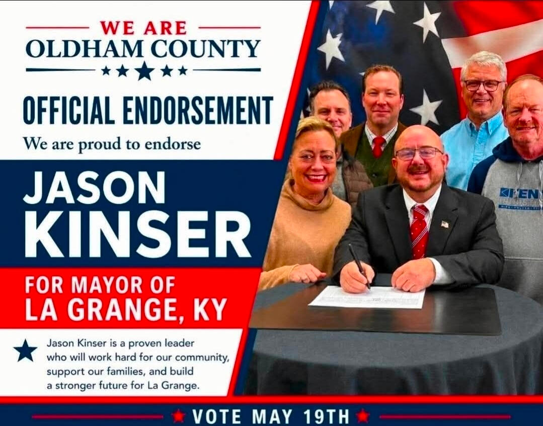 Endorsed by Oldham County Fraternal order of Police! Endorsed by Oldham County Fraternal Order of Police!
